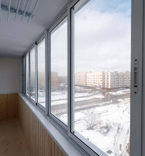 Алюминиевый балкон с монтажом от 9100 руб.